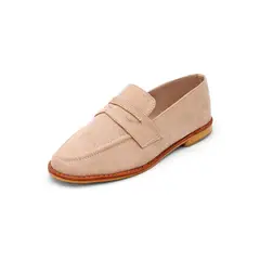 NABRIL - Mocasines clásicos redondos beige