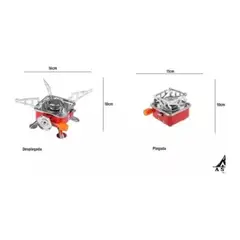 AFM - Estufa Camping Portable Asgard Encendido Eléctrico Butano
