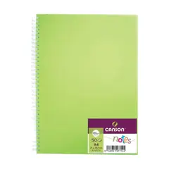 CANSON - Cuaderno Cason Notes de Polipropileno 120 g - A4 x 50 Hj