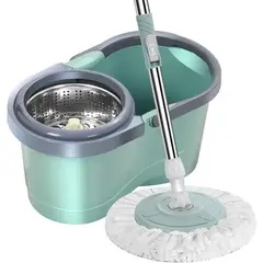 GENERICO - Trapeador Giratorio Automático + Cubo Trapeador