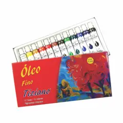 TIZIANO - Set De Óleo 12 Ml x 12 Tubos