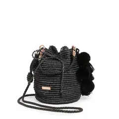 CLAUDIA MORELLI DISEÑOS - Mochila Azucena negro_.