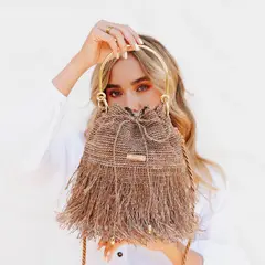 CLAUDIA MORELLI DISEÑOS - Bolso Geranio fique natural