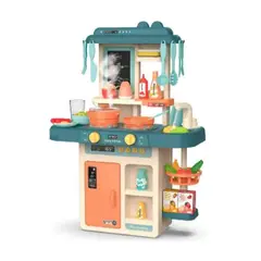 MARKET TOYS - Cocina Infantil Con Función De Agua Luces Sonido Vapor