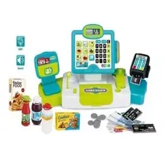 MARKET TOYS - Caja Registradora Infantil Con Accesorios