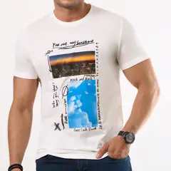 CROYDON - Camiseta David Blanco para Hombre