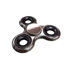 GENERICO - Spinner Fidget Plateado Metalico Economico Juguete Buen Giro Brillante