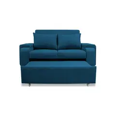 GENERICO - Sofacama Hartmann Multifuncional Carrito Reclinable Azul Petróleo