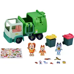 GENERICO - Camión Carro De Basura Bluey Con Figuras Y Stikers