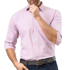 CROYDON - Camisa Carlos Rosa para Hombre