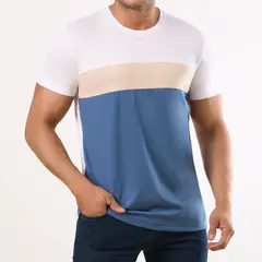 CROYDON - Camiseta Victor Azul para Hombre