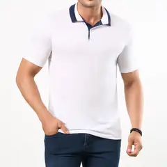 CROYDON - Camiseta Polo Lucas Blanco para Hombre