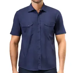 CROYDON - Camisa Camilo Azul para Hombre