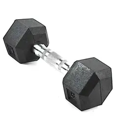 GENERICO - MANCUERNA ENCAUCHETADA 20KG HEXAGONAL SPORTFITNESS