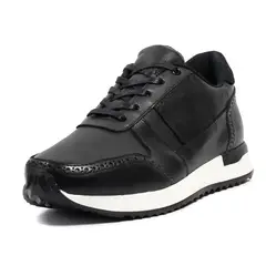 VIAR - Tenis Para Hombre Cuero Luigy01 Negro