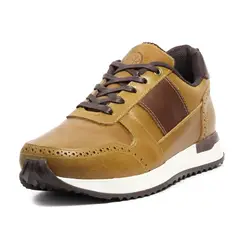VIAR - Tenis Para Hombre Cuero Luigy01 Miel