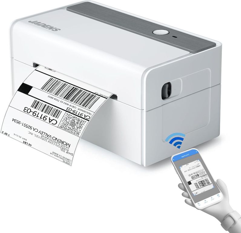 Imagen de Impresora Térmica de Etiquetas Inalámbrica Bluetooth iOS Android PC.