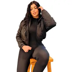 SYK - Chaqueta Mujer Impermeable Con Capota Colores