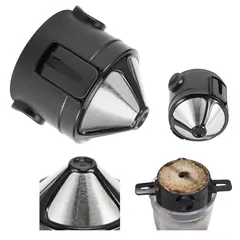 GENERICO - Filtro Café Plegable Método Goteo Portátil Fácil Limpieza