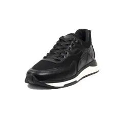 MOOPY - TENIS CUERO NEGRO BOSS 01