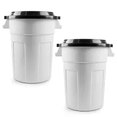 ENERGY PLUS - Kit X2 Canecas Tanque Grande Multiuso Plástica 70L con Tapa