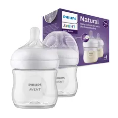 AVENT - Set X 2 Teteros Natural 3.0 Response 4 Oz