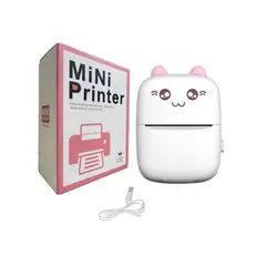GENERICO - Mini Impresora Termica Con Bluetooth Portatil