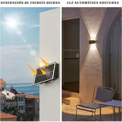 SOLARAY - Lampara Para Exterior Solar Led elegante impermeable