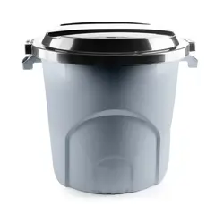 ENERGY PLUS - Caneca Tanque Multiuso Plástico 50 Litros con Tapa y Manijas