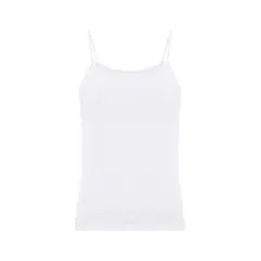 SANTANA - Camiseta Esqueleto Niña Tiras Blanco