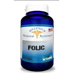 MILLENIUM NATURAL SYSTEM - Ácido fólico x 100 Softgels Natural System