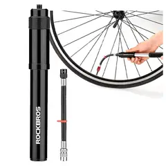 ROCKBROS - Bomba Inflador Bicicleta Portátil 260psi Manómetro