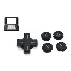 GENERICO - Set Botones Cruceta Botón A B X Y para Nintendo 3DS XL.