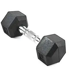 GENERAL - MANCUERNA ENCAUCHETADA 15KG HEXAGONAL SPORTFITNESS