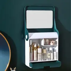 GENERICO - Organizador De Maquillaje De Montaje En Pared Verde