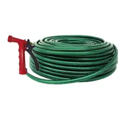 SWAN - Manguera jardin 20 Mts +Acoples Pistola Jardin Vehiculo Hidrolavadora