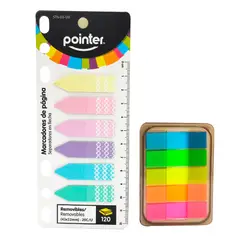 POINTER - Set Banderitas Pointer, Colores Neón Y Pastel X 220 Unds