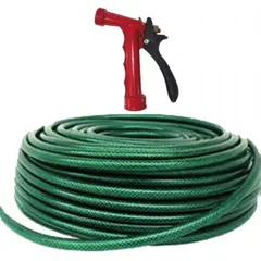 SWAN - Manguera jardin 30 Mts +Acoples Pistola Jardin Vehiculo Hidrolavadora