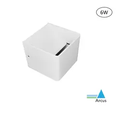 ARCUS - Aplique LED de pared Zeus blanco luz cálida