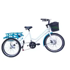 SFORZO - Triciclo Para Adulto Cambio Delantero Triplato Blanco