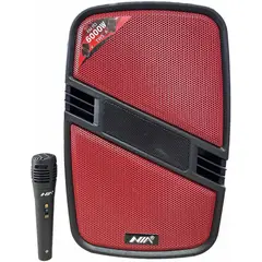 NIA - Cabina Parlante Doble Sonido 6.5 Pulgadas An-2056 Portatil