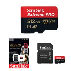 SANDISK - Memoria Extreme Pro MicroSD 512Gb / 200 Mbps