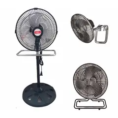 GENERICO - Ventilador 10 Pulgadas 3 En 1 Super Potente 3 Aspas Metal
