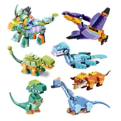 GENERICO - Dinosaurio 7 En 1 Armable Armatodo Didáctico Niños