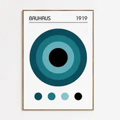 HOMUS - CUADROS TRIPTICO BAU HAUS
