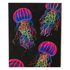 POINTER - Caja De Pintura Neón Acrílica X6 Colores 22ml