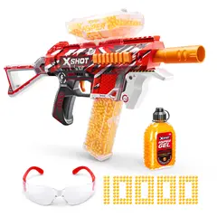 X SHOT - Lanzador Hidrogel Automatica Trace Fire + 10000 Bolas X Shot_.