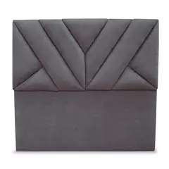 GENERICO - Espaldar Hug de Piso Cama Queen 160 Gris Oscuro