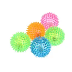 GENERICO - Pelota Chillona Con Luz Led Erizo Pullas Perros Mascotas