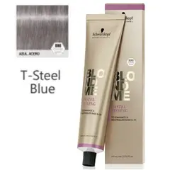 SCHWARZKOPF - Tinte Blondme T-STEEL BLUE 60ml
